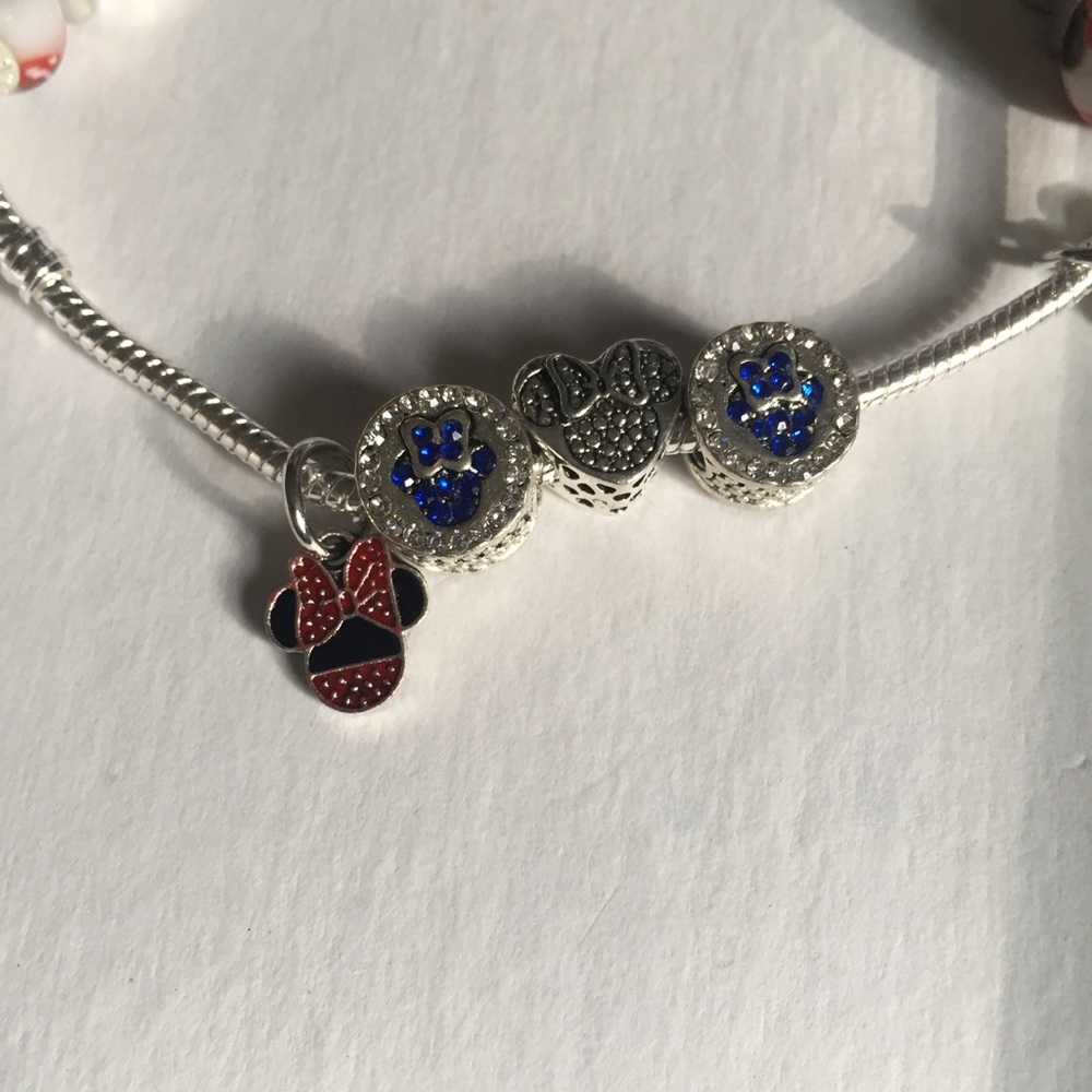Mickey Mouse Patriotic Charm Bracelet - Picture 5 of 10